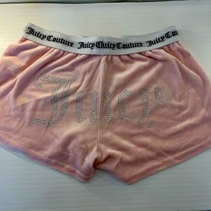 Juicy Couture Pink Juicy Shorts Bling